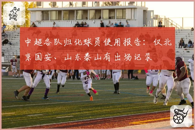 中超各队归化球员使用报告:仅北京国安、山东泰山有出场记录