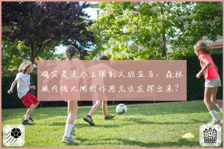 确实是没办法限制文班亚马，森林狼内线大闸的作用无法发挥出来？