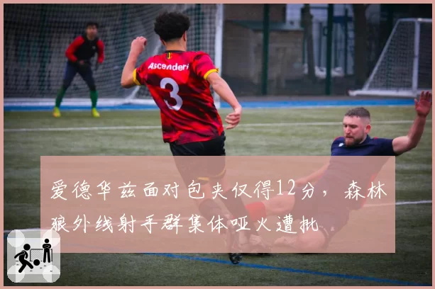 爱德华兹面对包夹仅得12分,森林狼外线射手群集体哑火遭批